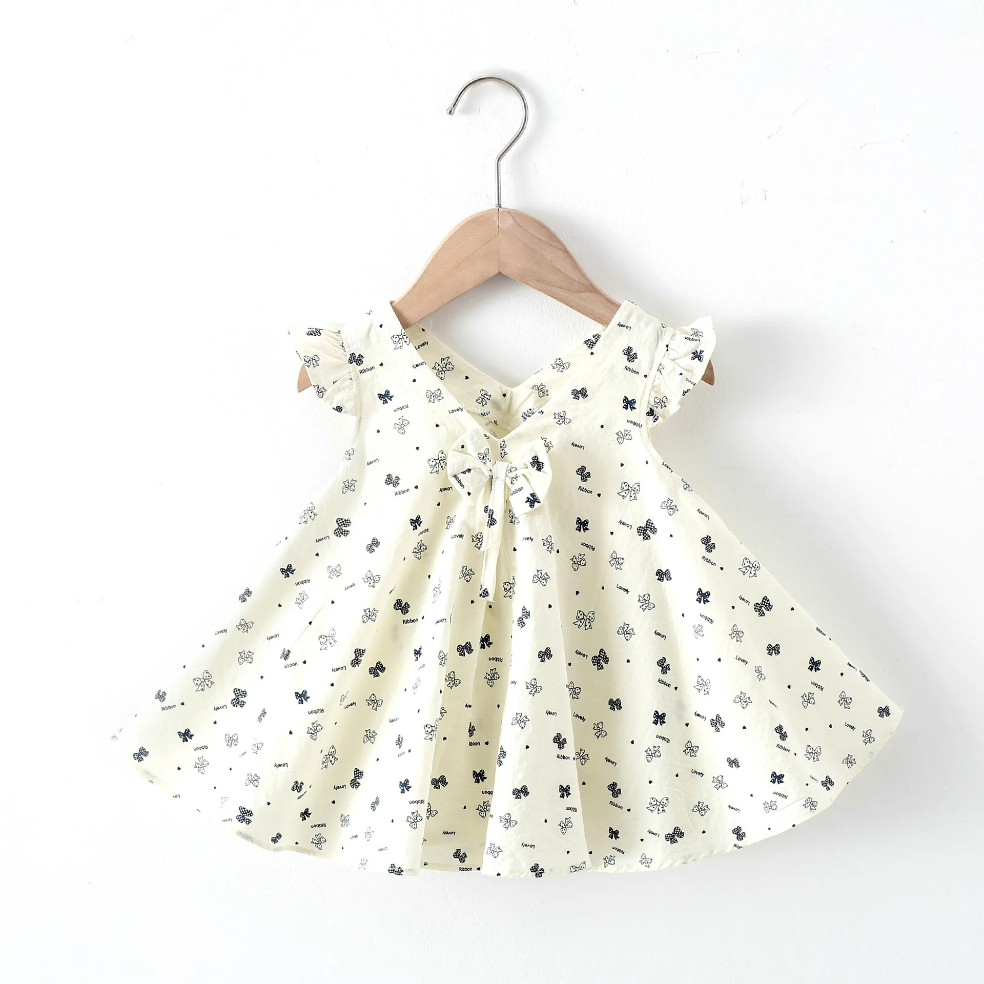 Children's Cotton Floral Dress Summer Sleeveless Boat Neck Knee-Length A-Line  One-Piece from Dhgate Girl's Dresses - price 20.11