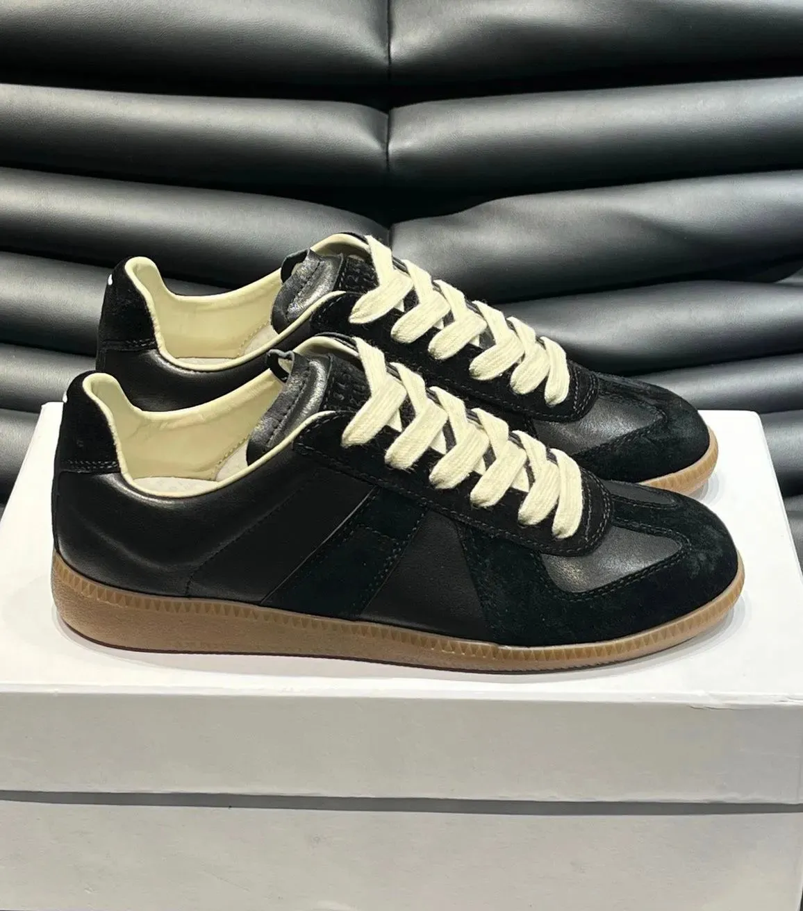 Lederen Sneakers Voor Heren Casual Suede Lederen Hardloopschoenen Ademen Comfortpatchwork Trainers EU 38 46 Van 34 07 DHgate
