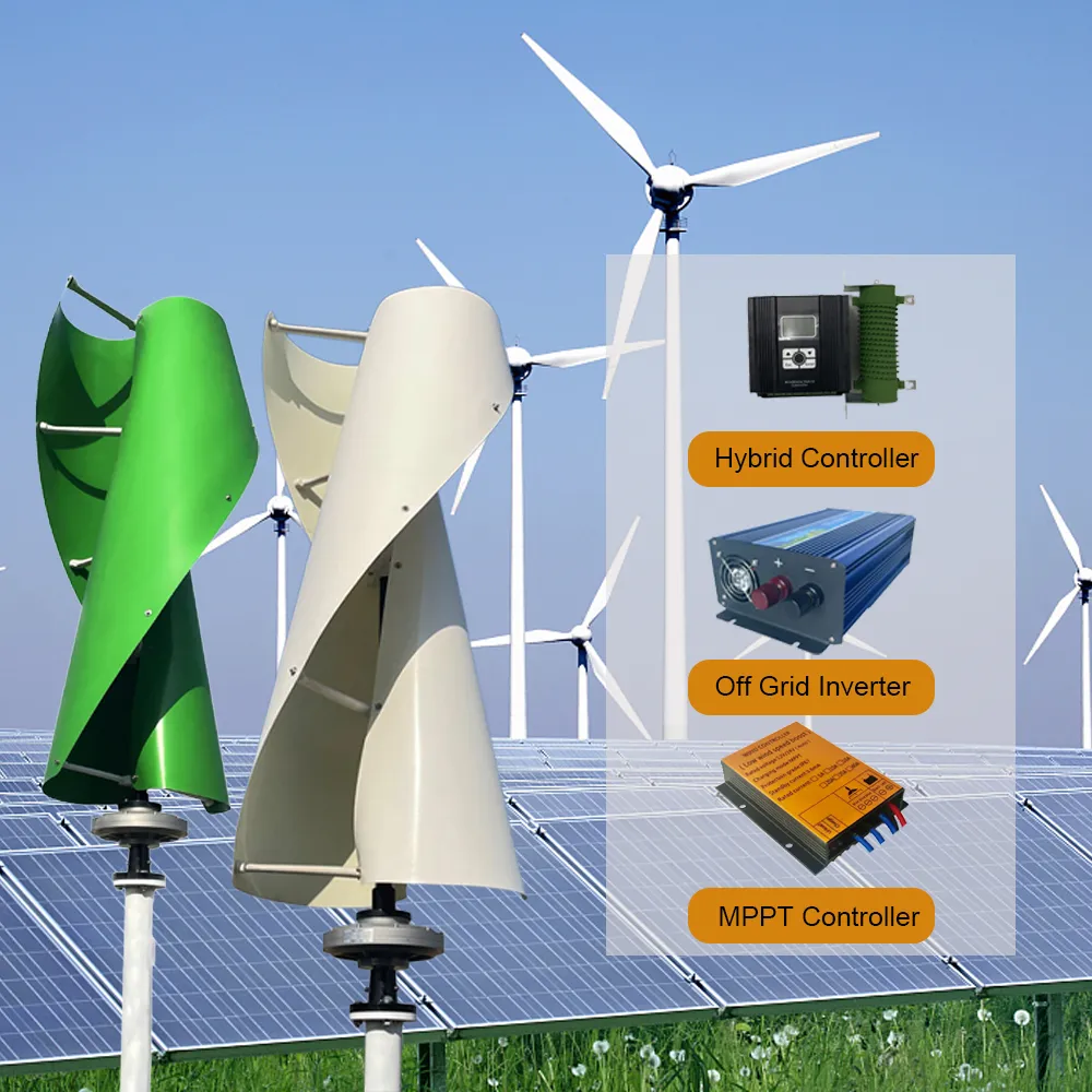 Buy Haofy 12V 24V Wind Turbine Generator Kit, 5 Blades Vertical Wind Turbine Generator Kit With