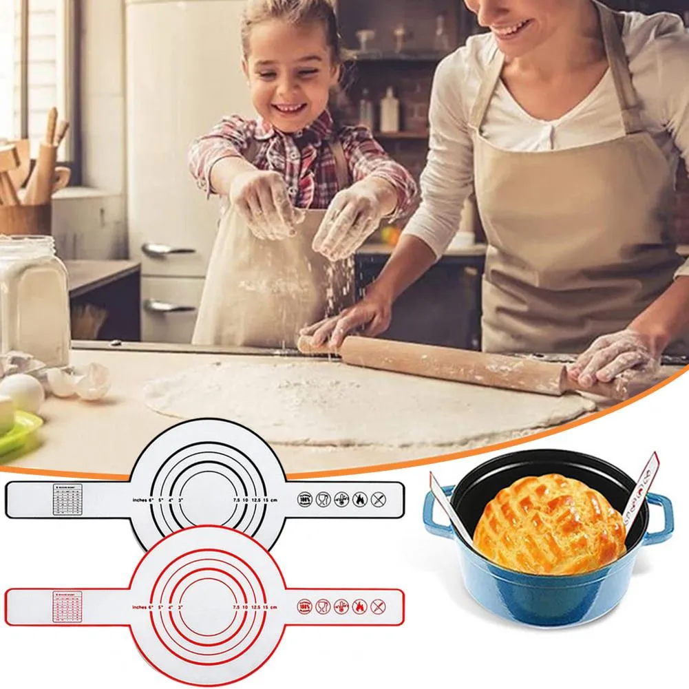 thumbnail image 2 of Aazon.co: 2 Pcs Sourdough Silicone Sling For Dutch Oven Liners - Non... 2 of 11