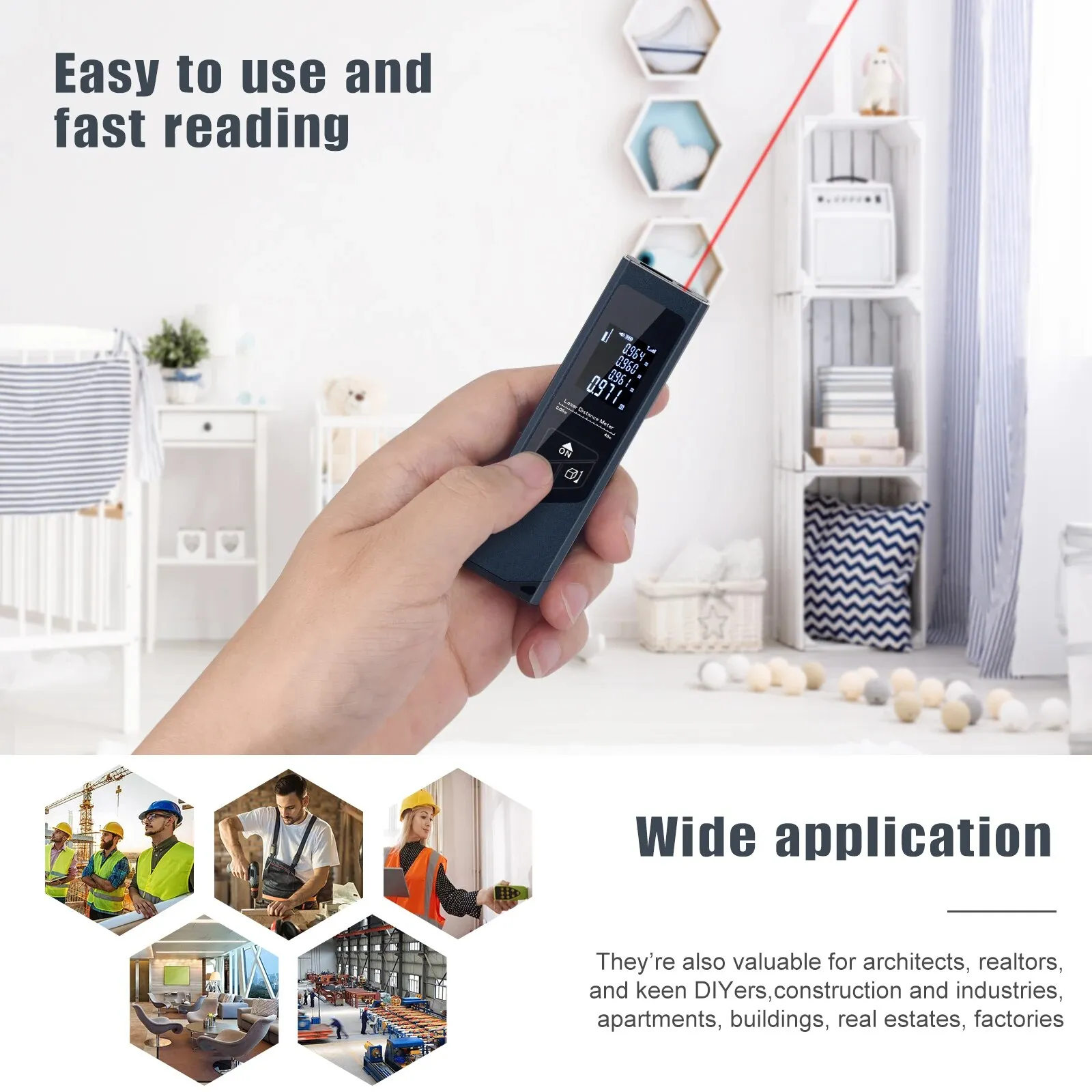 Mini Distance Laser Mini Laser Rangefinder Digital Tape Measure ... From Ddmyjan, $48.36 ...