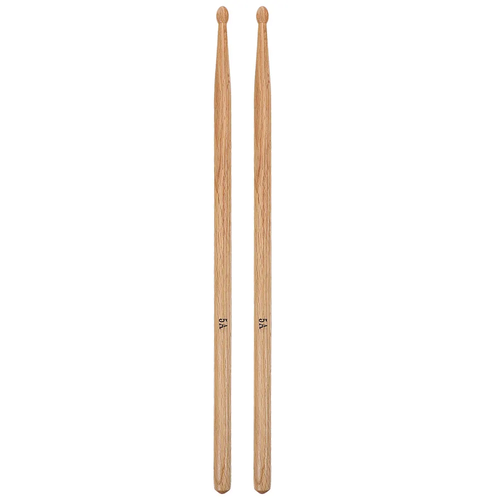 DHgate 5A Wooden Drumsticks Durable Oak Performance Stage Drum Sticks for Kids Set of 5 Pairs Musical Instruments