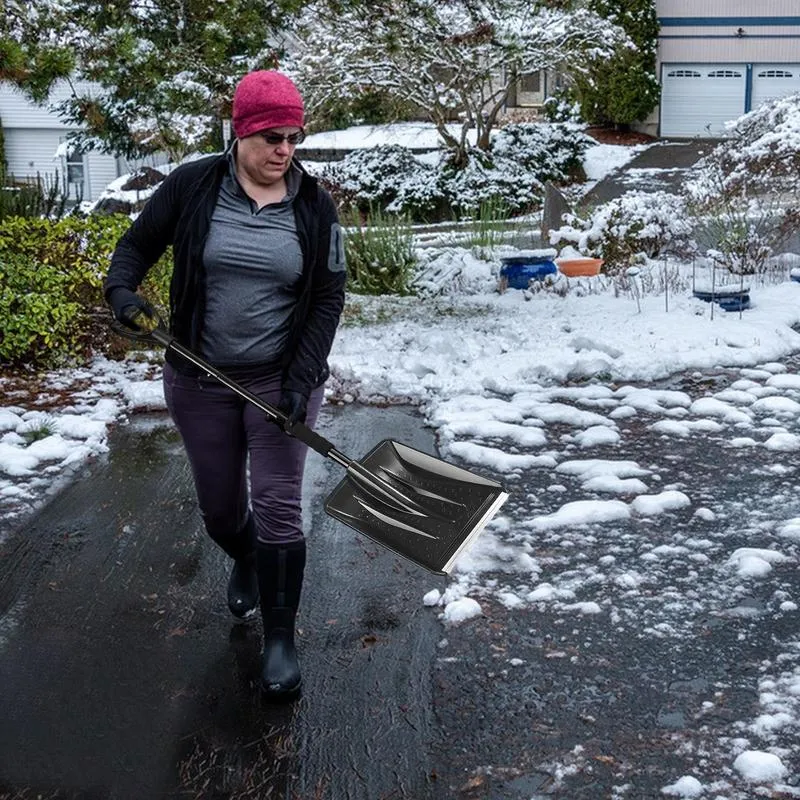 Snow Shovel Back Saving Attachment | Converts Regular Tool To Ergonomic Yard Tool | Handle Attachment For Snow Removal | Fits Snow Shovel For Driveway