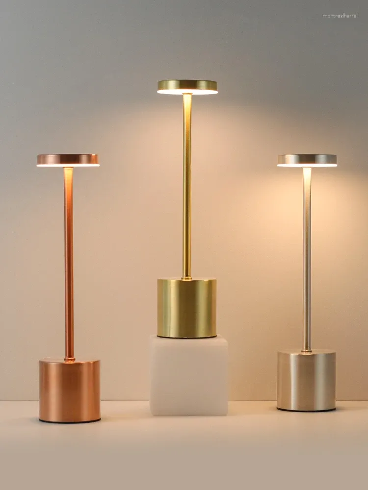 Rechargeable LED Cordless Usb Rechargeable Table Lamp With Stepless Dimming For Dinner Restaurant And Bedroom Decor From Montrezlharrell 16.74 DHgate.Com