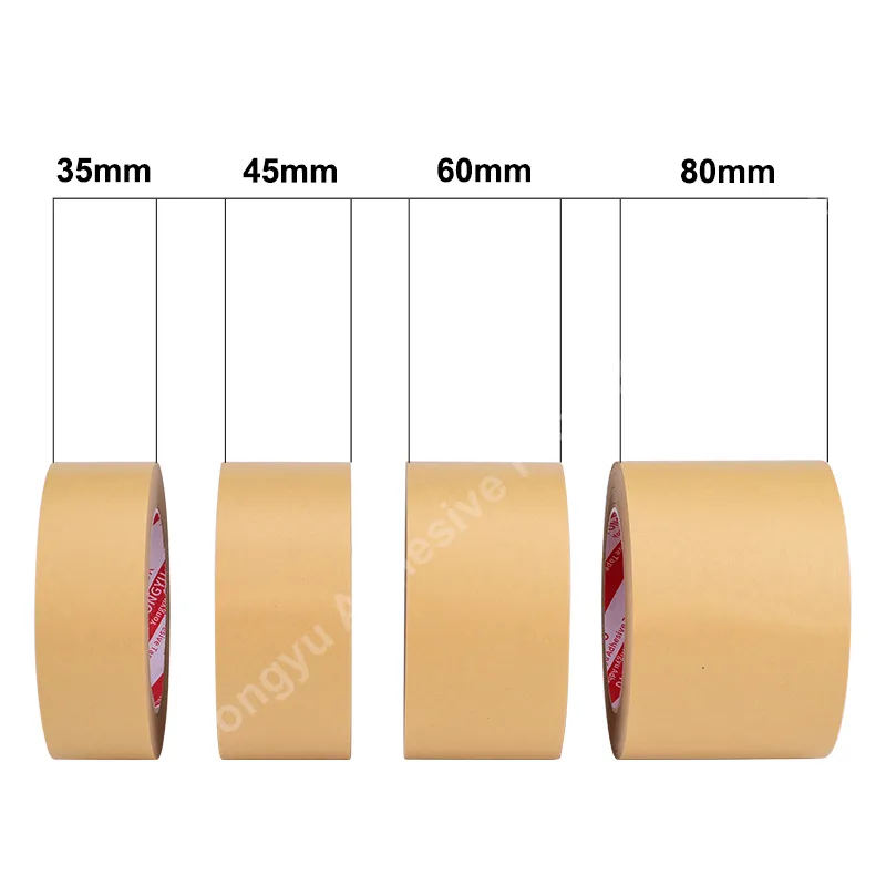 Eco-Friendly Kraft Paper Tape – 6 Rolls, 2” X 60 Yards, Biodegradable, Writable, Tearable By Hand, Water Resistant – Ideal For Packing, Sealing, Masking & DIY