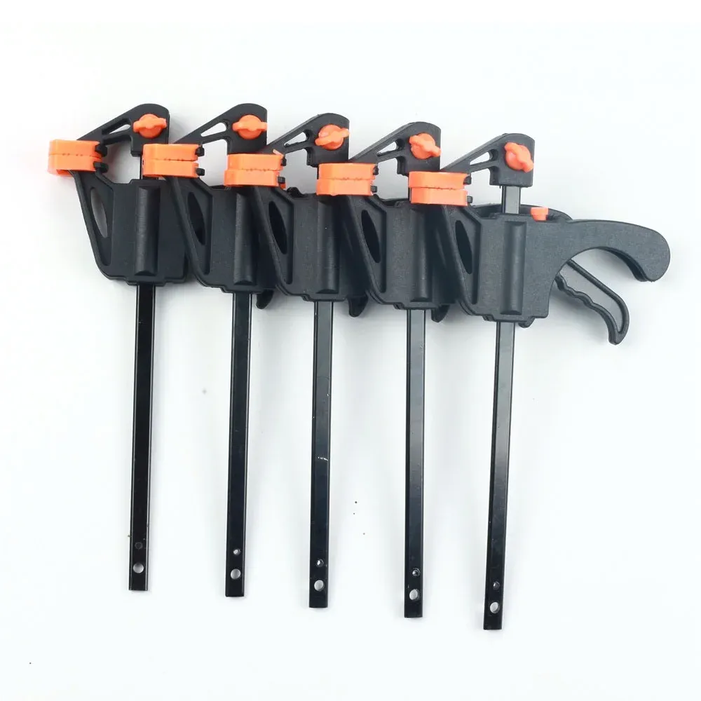 Plastic Ratchet Release Bar Clamp - Easy Squeeze Grip For Woodworking & DIY