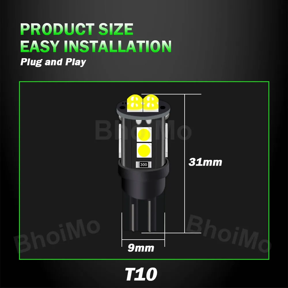 Amber Car LED Bulbs 2-Pack - Super Bright 3030 Interior Dome Parking ...