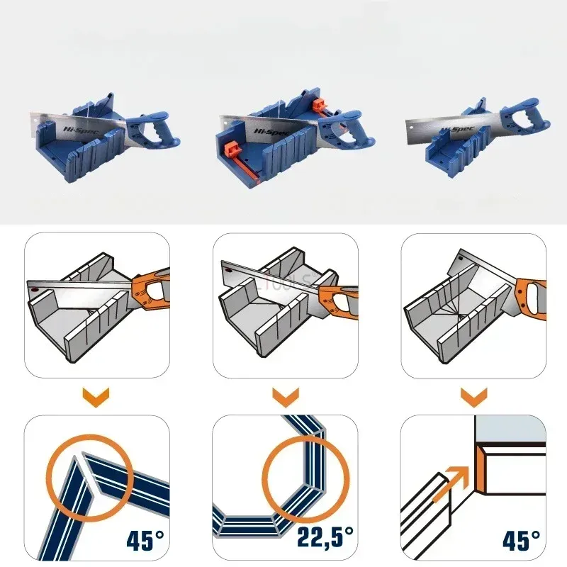 Professional Multi-Angle Diagonal Saw Cabinet Clamp Back Saw for Gypsum ...