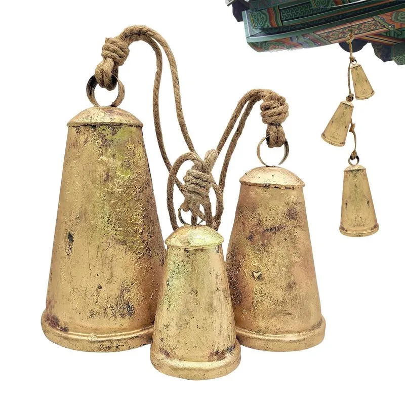 Vntage Brass Chrstmas Bells Brass Slver Pette Large - Etsy