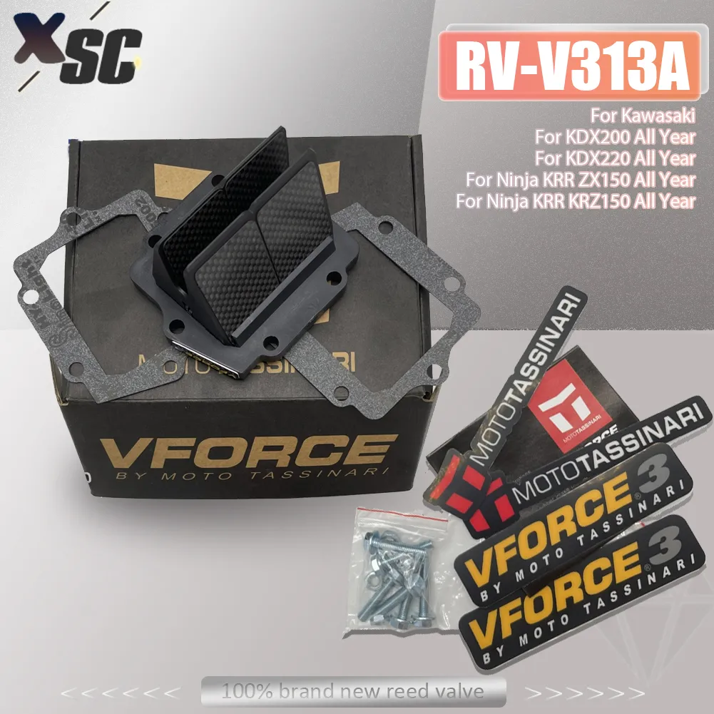Reed Valve System For Kawasaki KDX200/220 KRZ150 KMX125 KMX500 - V313A Replacement Part