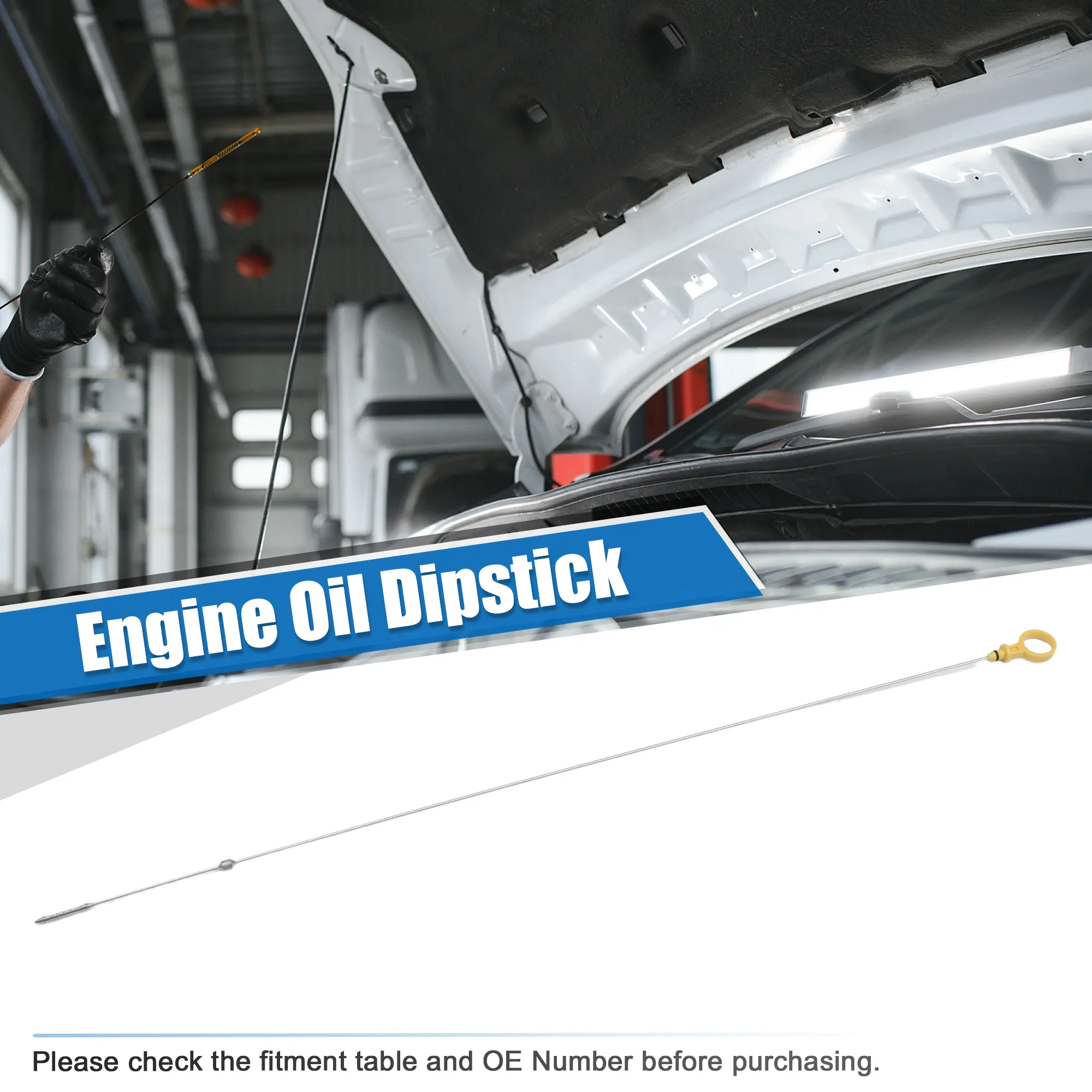 UXCELL Engine Oil Level Indicator Dipstick For Chevrolet Silverado 2500 ...