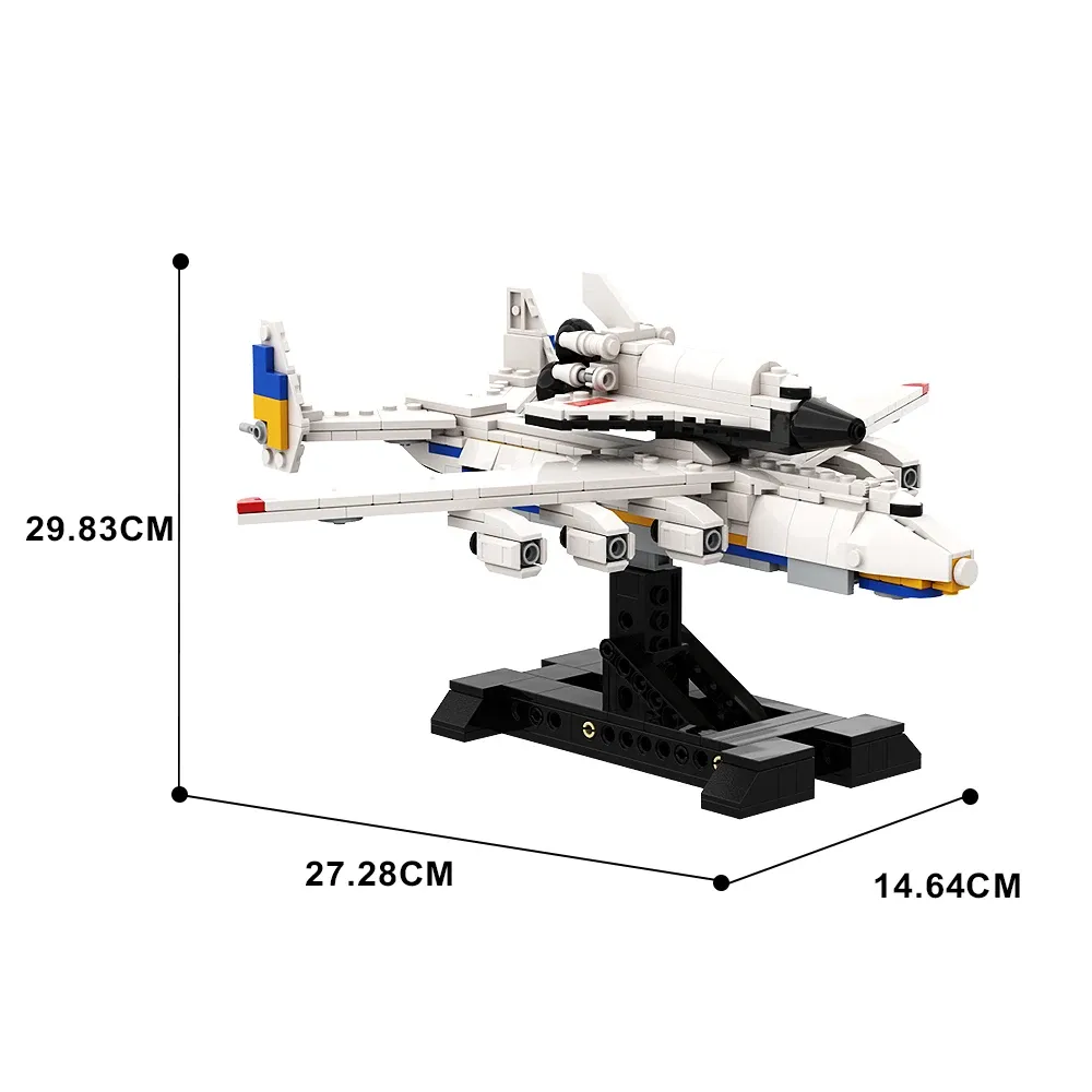 MOC Antonov AN-225 Mriya Airlines Building Block - World& MOC Antonov AN-225 Mriya Airlines Building Block - World&