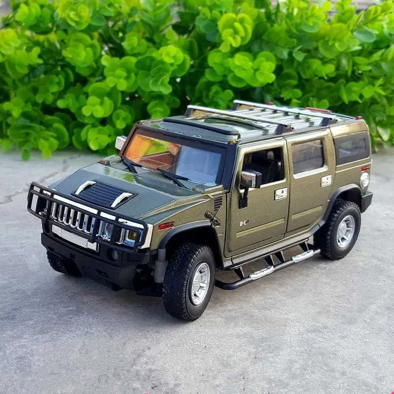 珍しい  DHgate.com:1:24 Scale Diecast Alloy HUMMER H2 SUV Model Off ミニカー