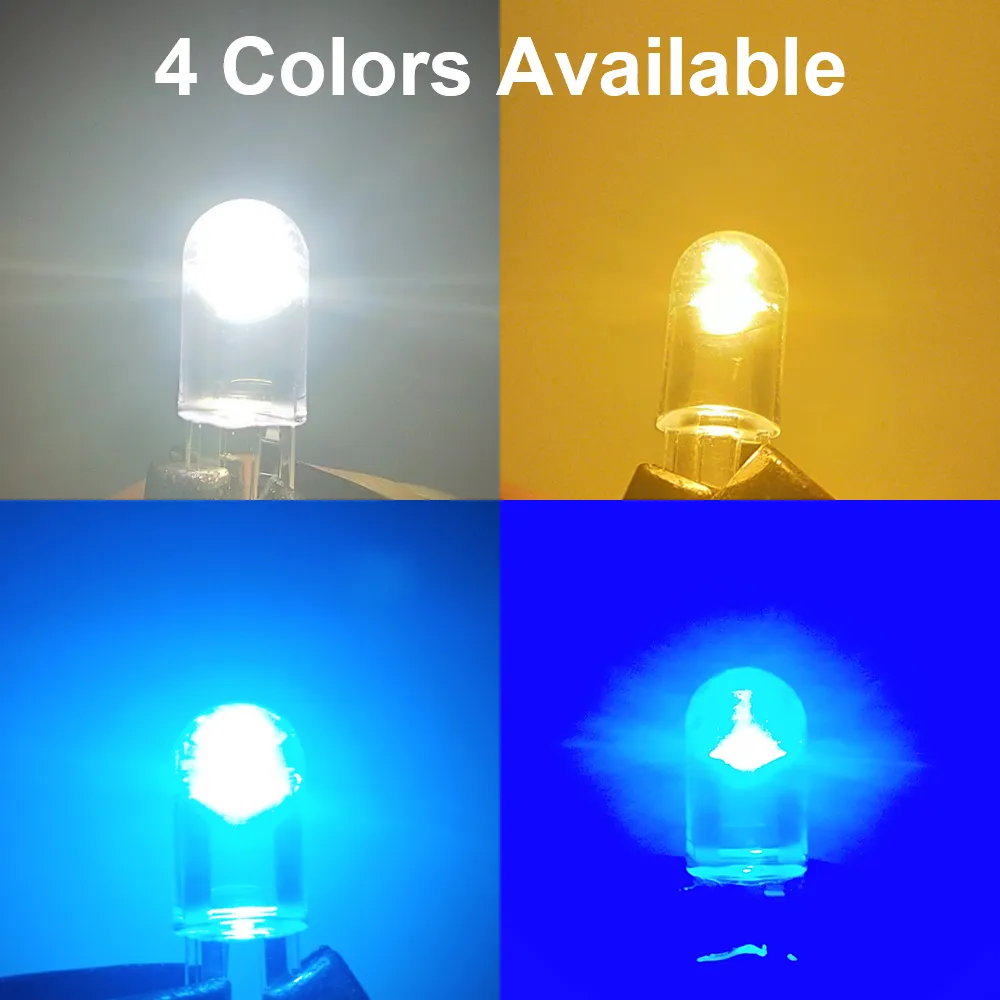 W5W T10 LED Car Bulbs 12V Dome Reading DRL License Plate 6000K White Ice Blue COB Glass 10 Pack From Ddmyapr 8.05 DHgate.Com