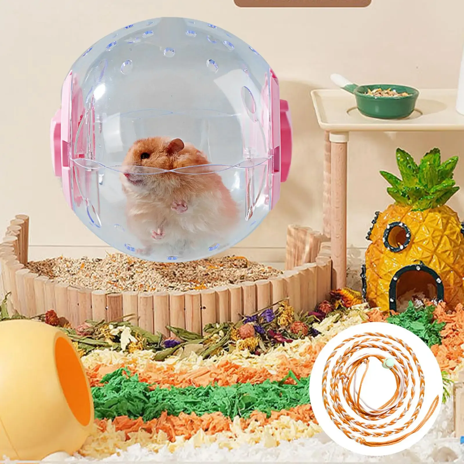 18cm Hamster Exercise Ball Gerbil Ball Wheel Easily Install Cute