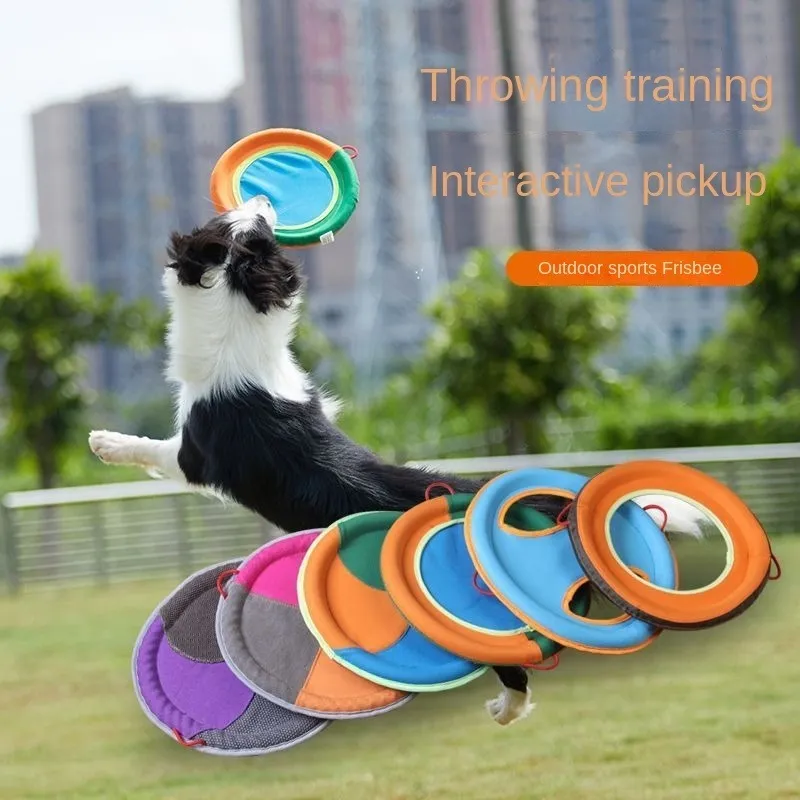 Interactive Pet Flying Discs Spinner Toy With Bite Resistant Trays Linen Training For Small Medium And Large Dogs From Quanyuanfacai 16.71 DHgate.Com