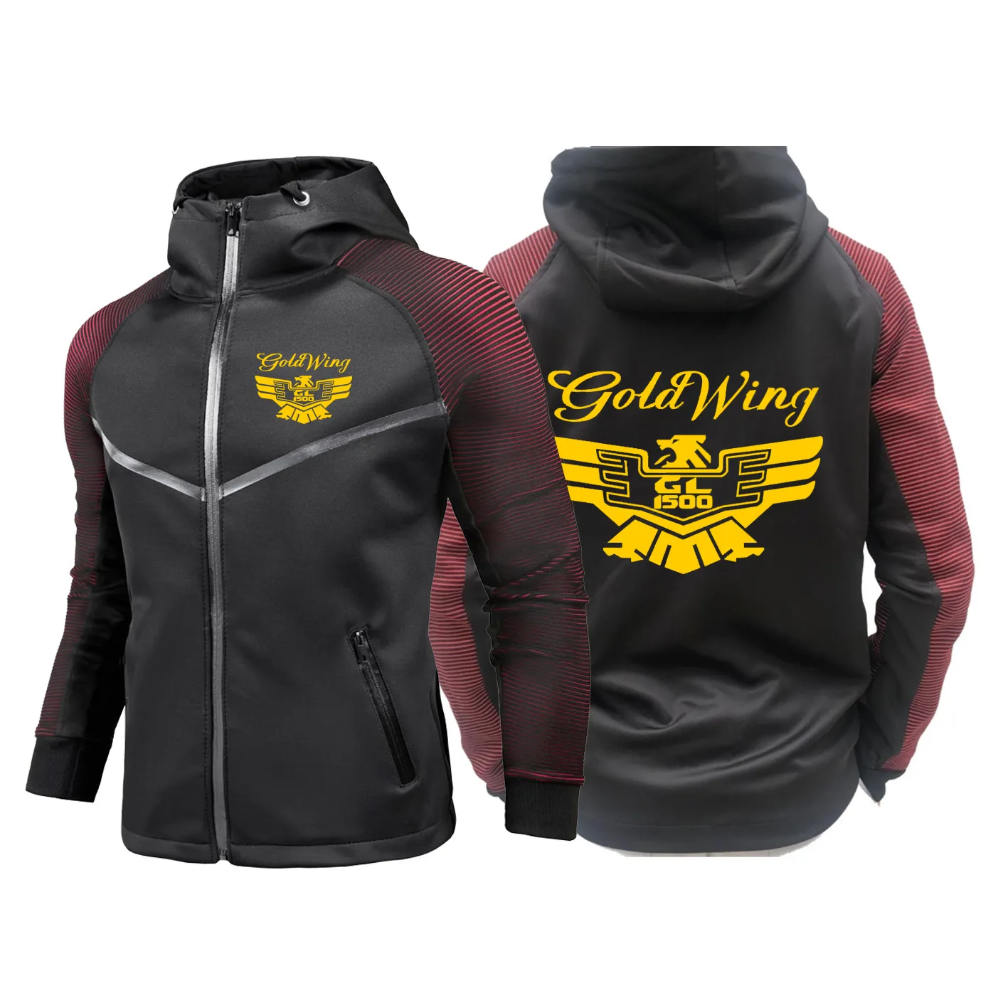 DHgate Mens Motocross Racing Suit Waterproof Gradient Motorcycle Jacket for Goldwing GL1500 2024 Automobiles Motorcycles