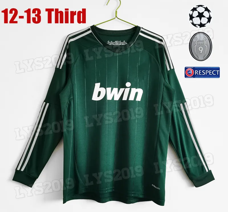 Real Madrid Jersey 13-14 Long Sleeve Retro Football Shirts: Guti