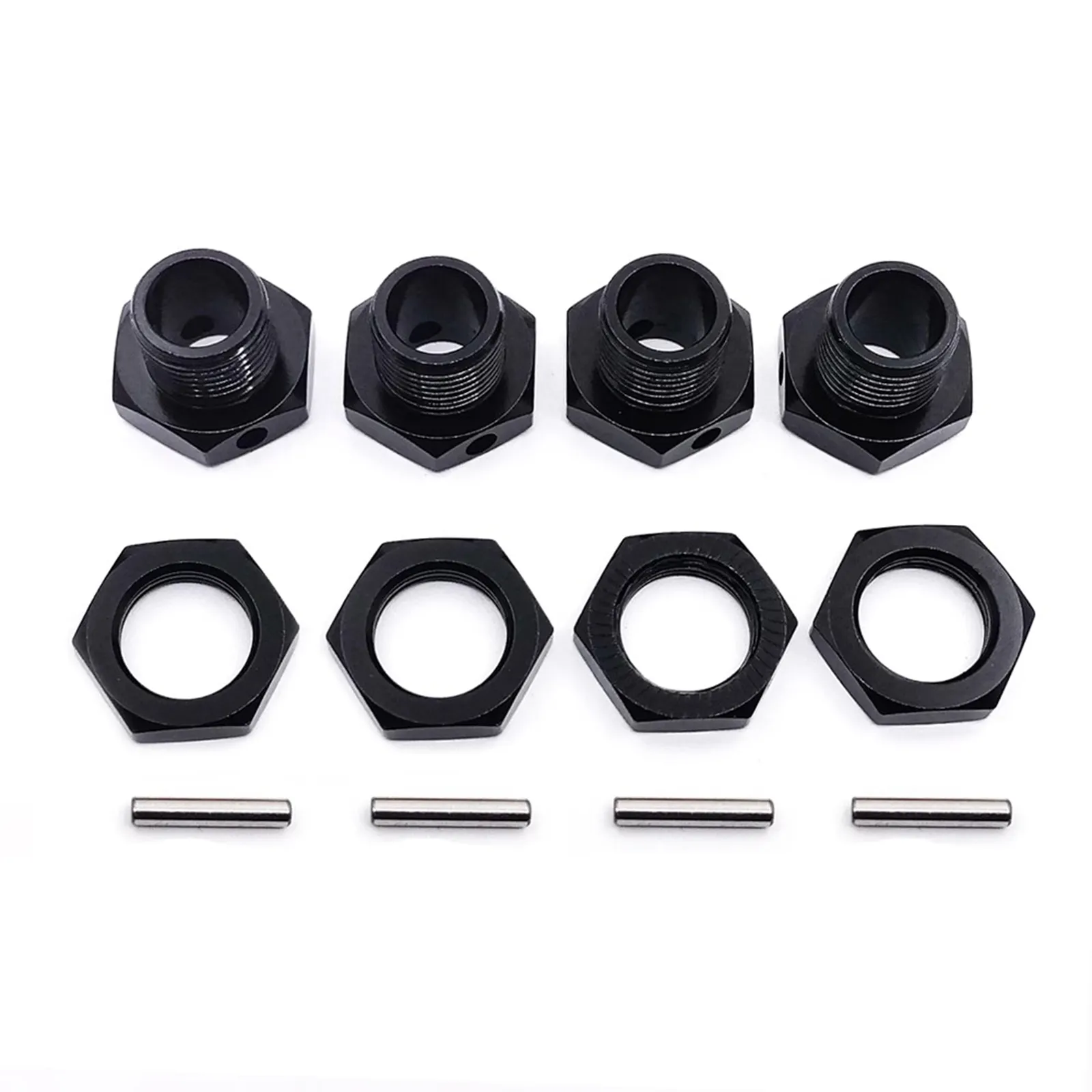 4PCS 17mm Wheel Hex Nut Dust Cover For 1/8 Scale RC Model Car Buggy 94762 94886