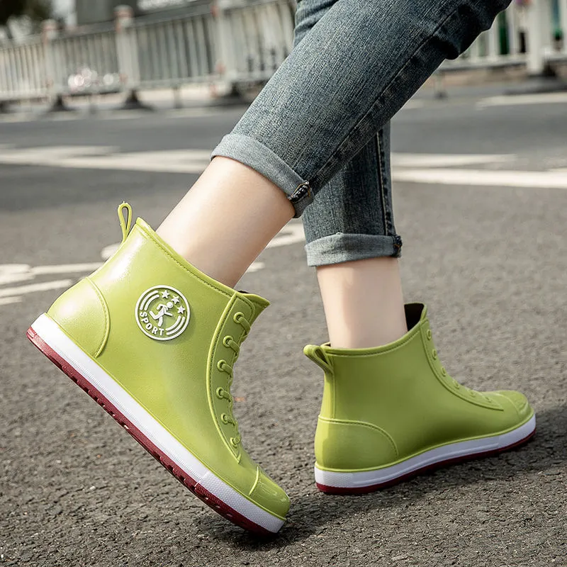 2024 Spring Summer Ankle Rain Boots Rubber Waterproof Outdoor Working Shoes Black Rain Galoshes For Women From Factory Ddmybags Bulk 383.33 DHgate.Com