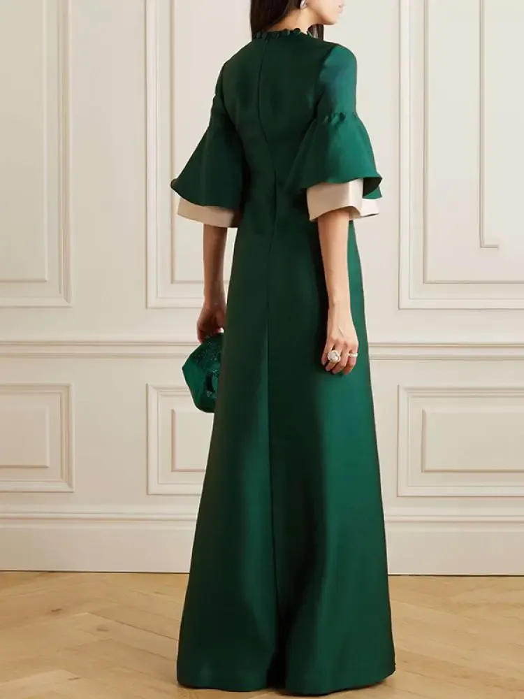 Yeezzi Half Flared Sleeves Evening Party Maxi Dress Kaftan for Saudi Arabia  Dubai Muslim Women from Dhgate Ethnic Clothing - price 172711.11