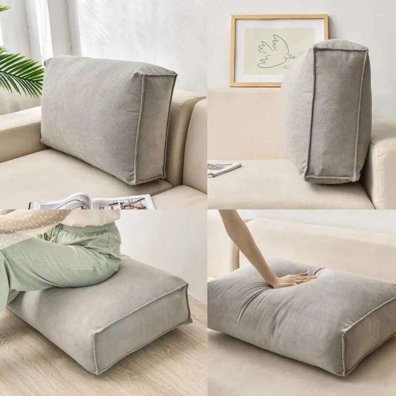 DHgate Soft Comfy Velvet Tatami Floor Sofa Couch Pillow with Lumbar Support Home Garden