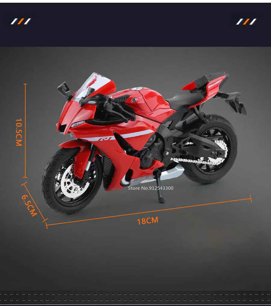 YAMAHA R1 Diecast Sport Motorcycles Model With Sound And Light 1 12 Scale Alloy Toy For Kids Collection From Homepro12 17.62 DHgate.Com