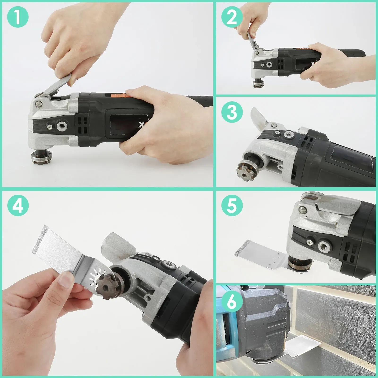 48-Piece Oscillating Multi-Tool Saw Blade Kit - Bi-Metal For Dremel