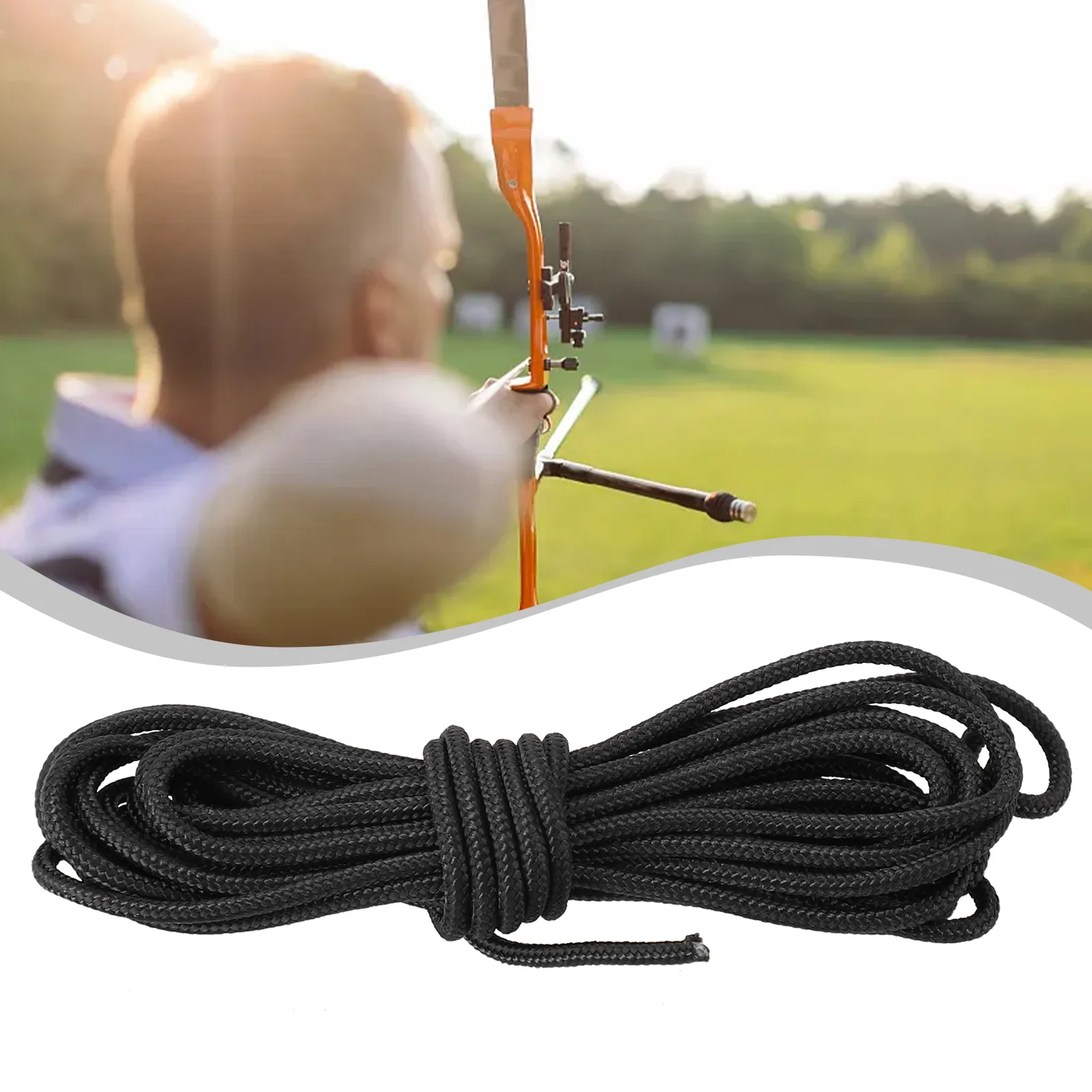 High Strength Rope Archery Loop Ring - Durable Polyethylene Fiber D ...