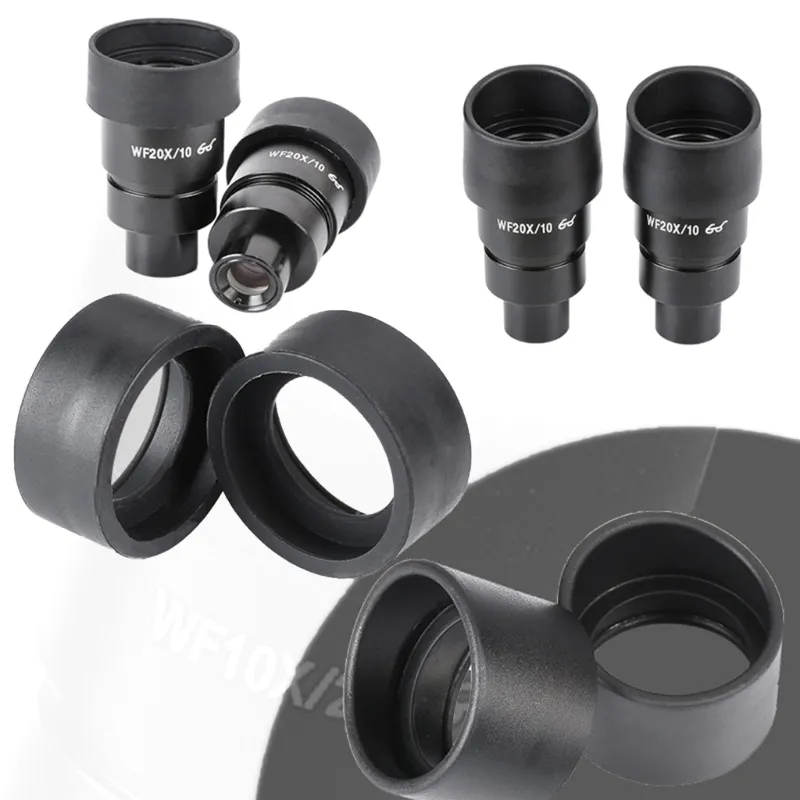 Microscope Lens Protector 32-36mm Rubber Eyepiece Protector Cover - Eye Protection for Stereo ...