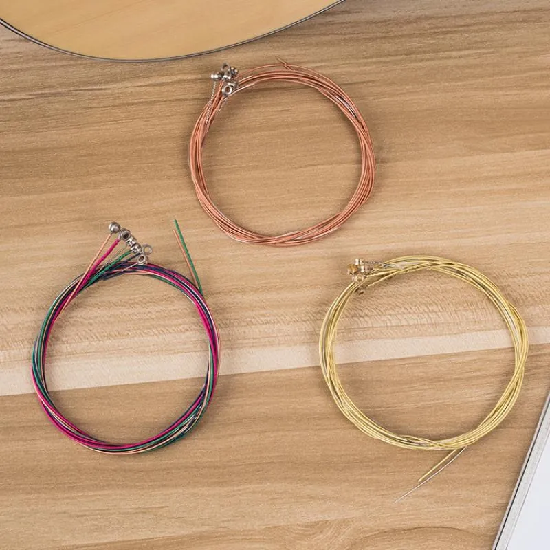 Copper Acoustic Guitar Strings Kit Folk Guitar String Replacement Parts From Ddmyapr 8.05 DHgate.Com