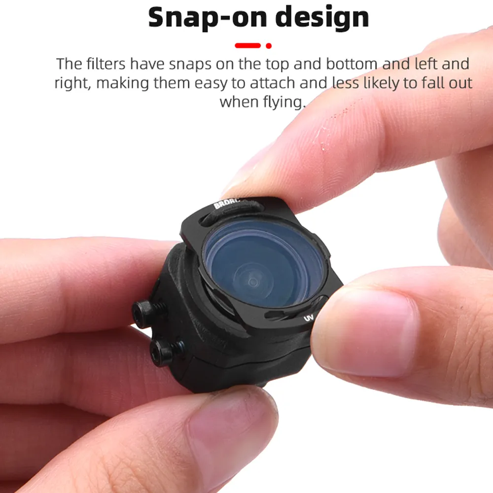 Prism Lens Filter Set Aluminum Alloy Camera Lens Filters, Polarizing  Optical Glass ND8/16/32/64 CPL Kit for DIY RC Drone Photography