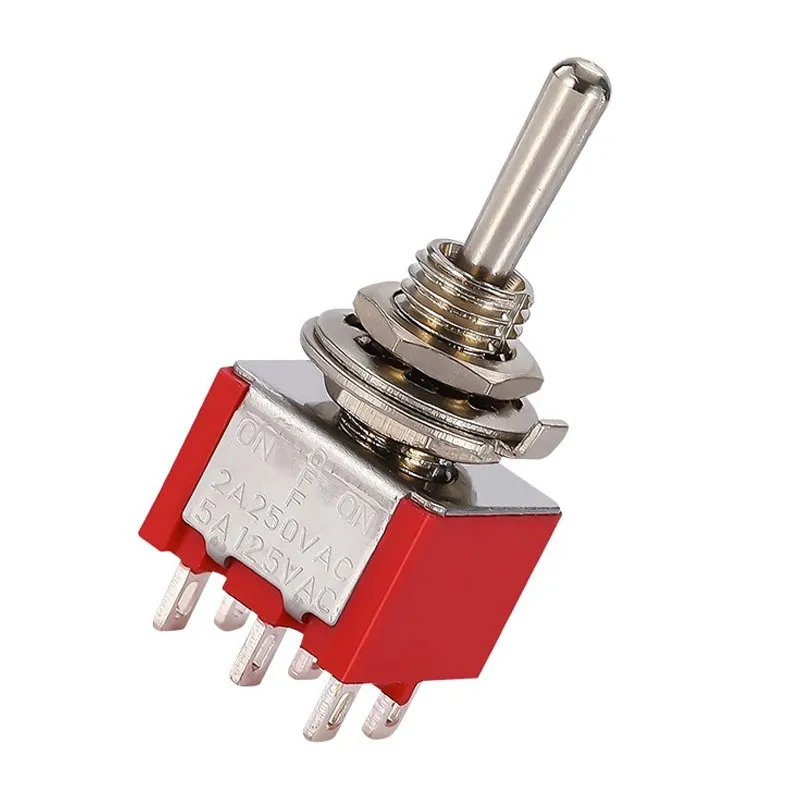 Amazon.com: LABDIP 5Pcs Red Toggle Switch MTS-203 ON/Off/ON