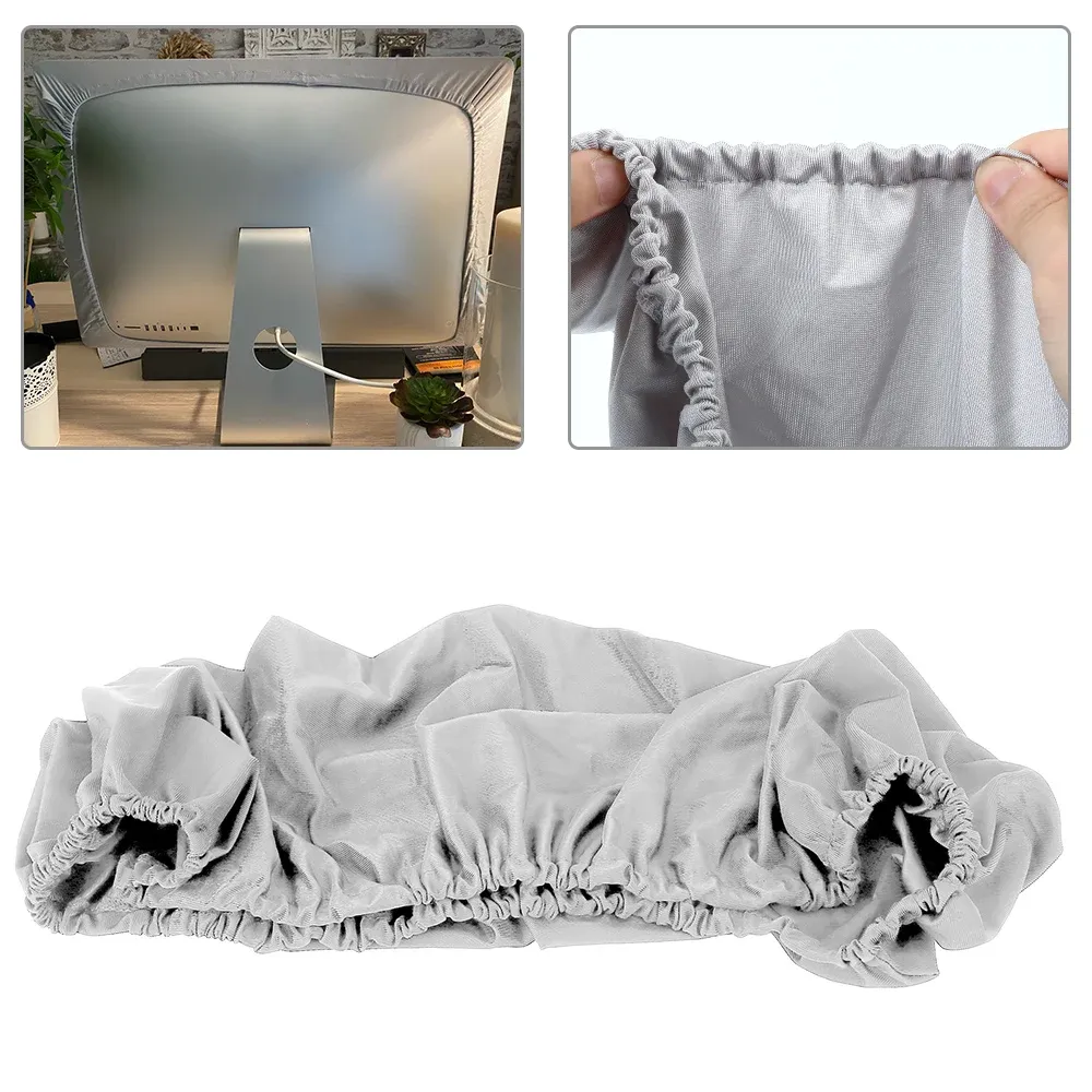 Computer Dust Cover Flexible Polyester Protective Cover for 27 Inch ...
