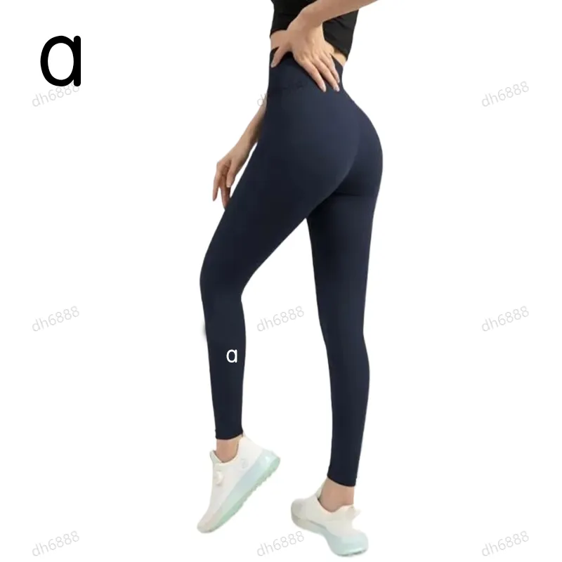 Femmes Yoga Align Leggings Shorts latérale Pocke Push Fitness Fitness Pocket Pocket Hip Hip Lift Elastic Legging Pantalon de jogging décontracté