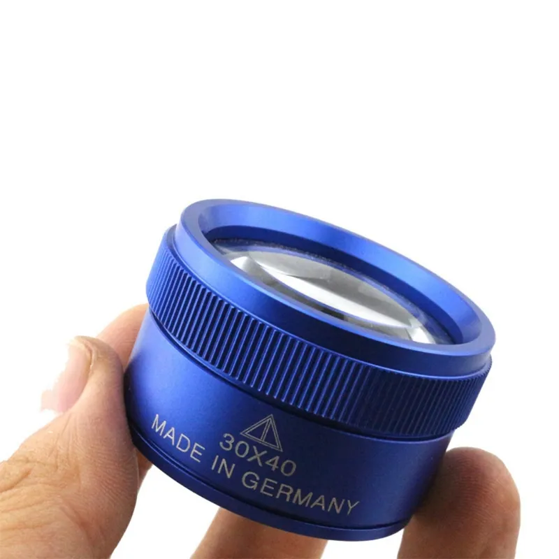 30x Loupe Magnifier Glass Optics Jewelry Magnifier Portable Pocket ...