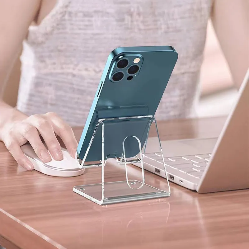 Cellphone Holder Aesthetic Phone Stand Wood Cell Phone Stand