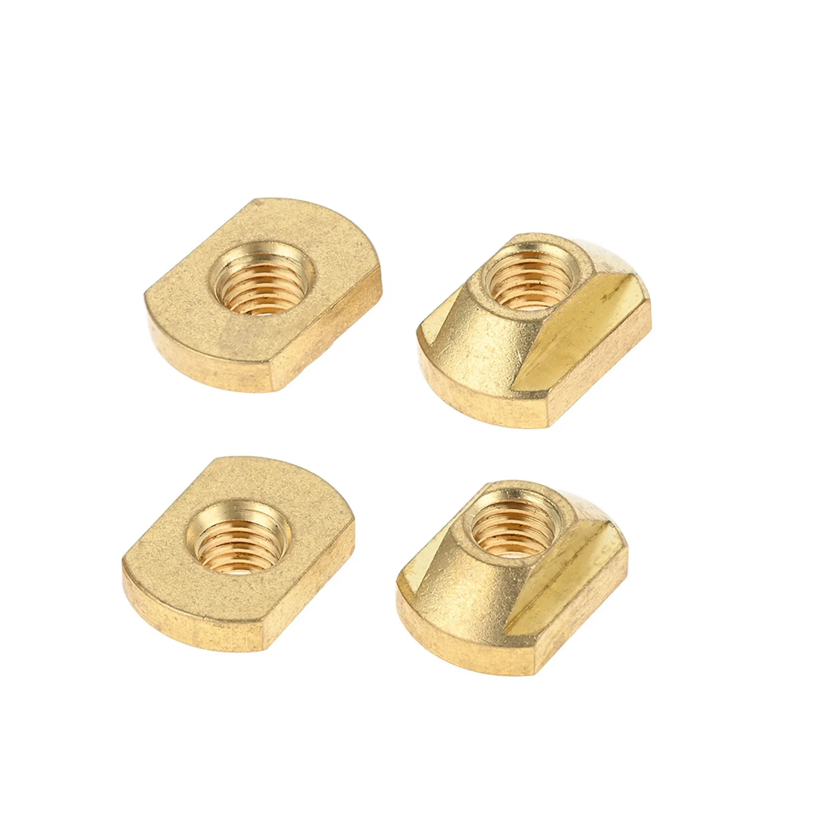 4-Pack M8 Brass T-Nuts & Screws For Hydrofoil Mounting – Corrosion-Resistant Hardware For Surfing Hydraulic Track Systems