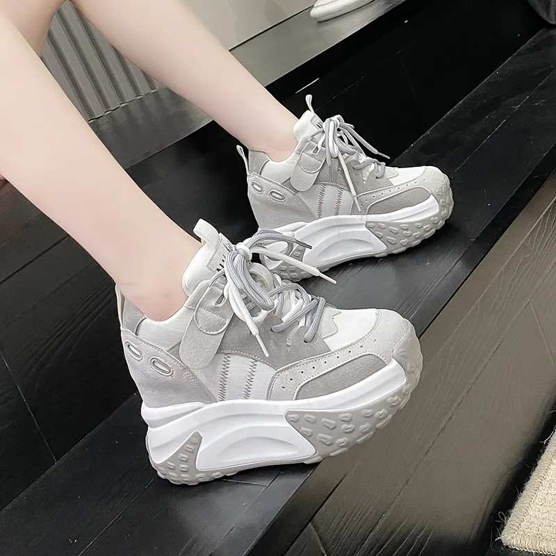 Spring Women Platform Trainers Comfy Shoes Chunky Sneaker Summer