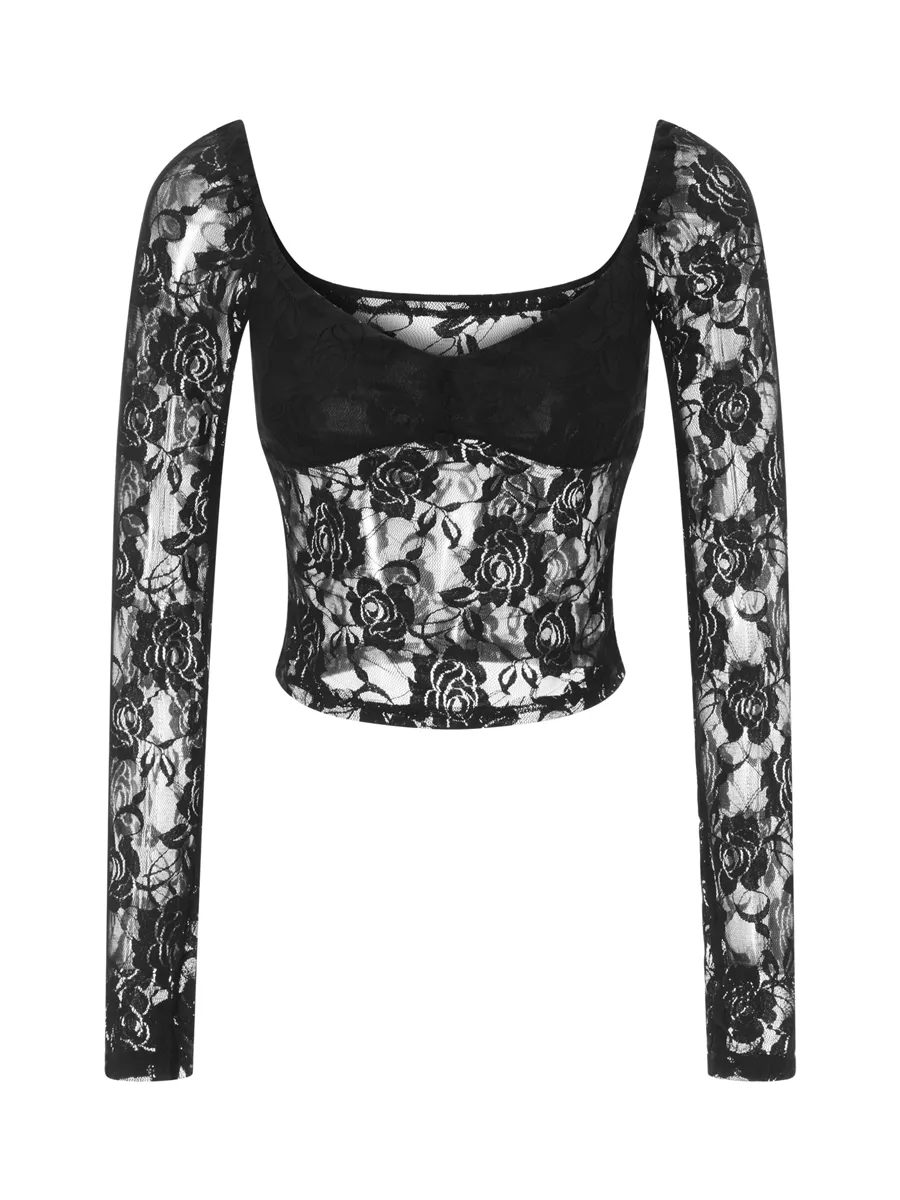 SETUP-EXE☆33 LACE TOP SETUP-EXE☆33 LACE TOP