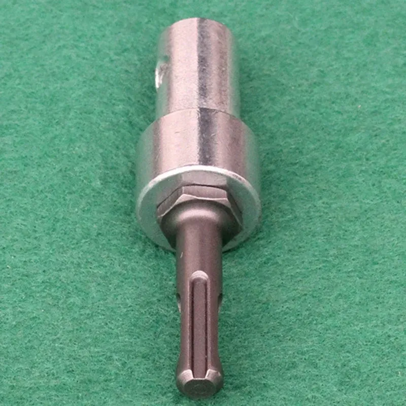 Round Shank Auger Adapter – Electric Drill To Ground Drill Conversion Head, SDS Plus Fit (2 Or 4 Slot Options)