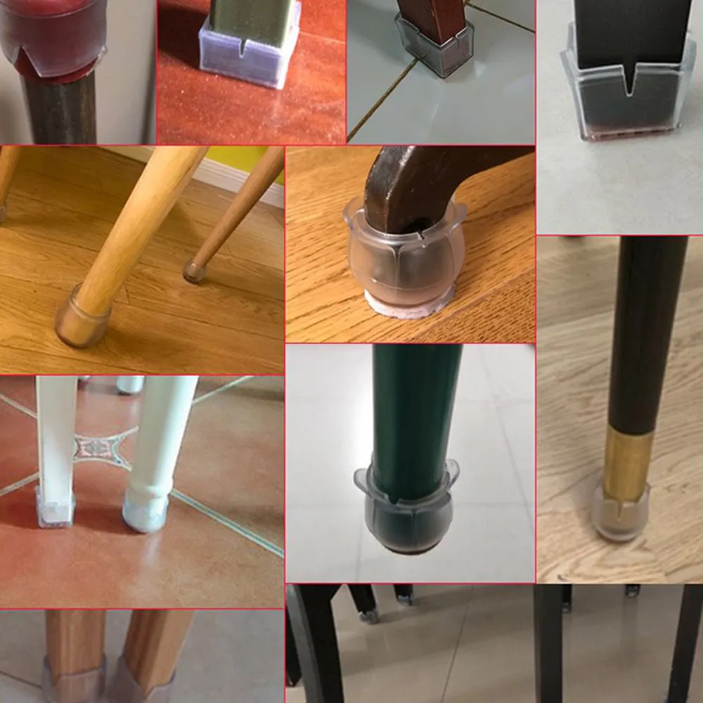 Anti Scratch Chair Legs Covers Set Of 4 12 Hardwood Floor Protector Under High Chair Mat For Furniture Table Legs Felt Bottom Wrapped Caps From Homepro12 3.87 DHgate.Com