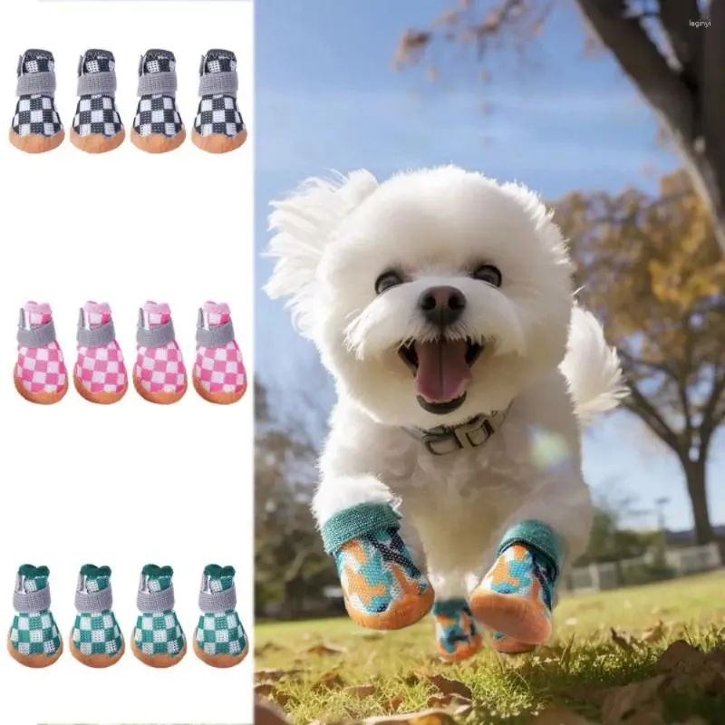 Summer Breathable Pet Puppy Mesh Shoes: Cool Footwear for Your Furry Friend