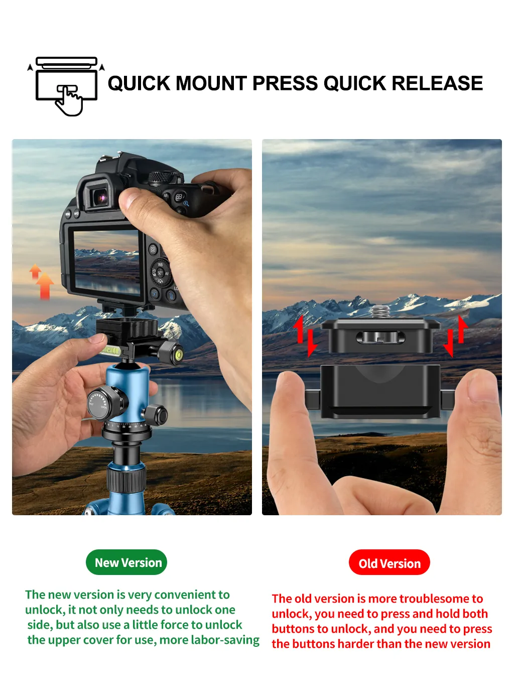 Quick Rlease Camera Mount Camera Quick Release Mount Lock Aluminum QR Plate... From Ddmymaster ...