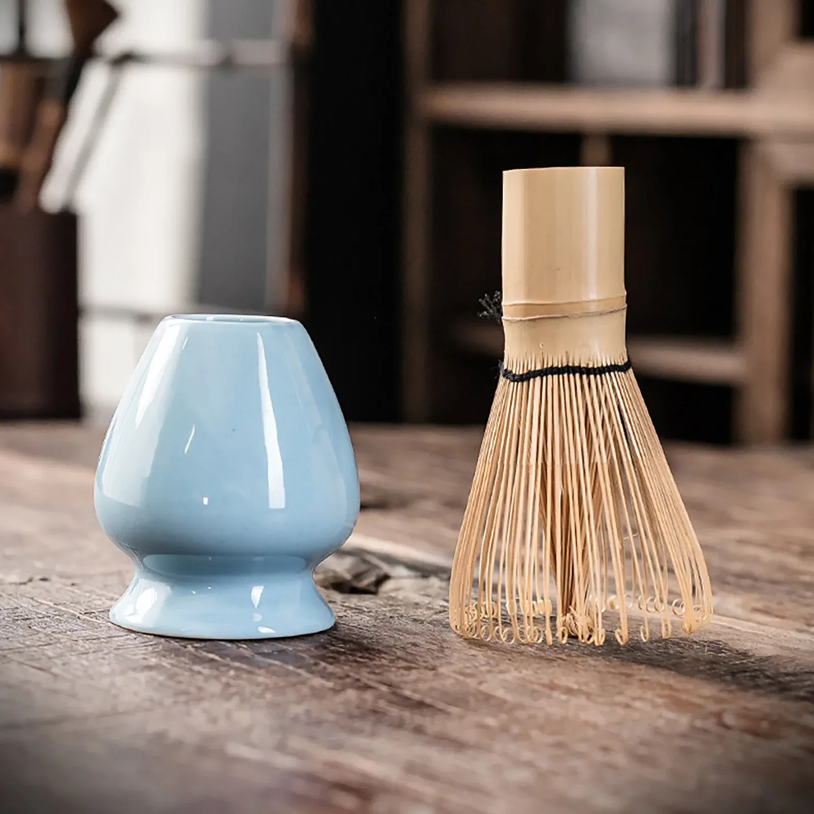 DHgate.com:Premium Matcha Ceremony Set: 4/6 Pcs Bamboo Whisk