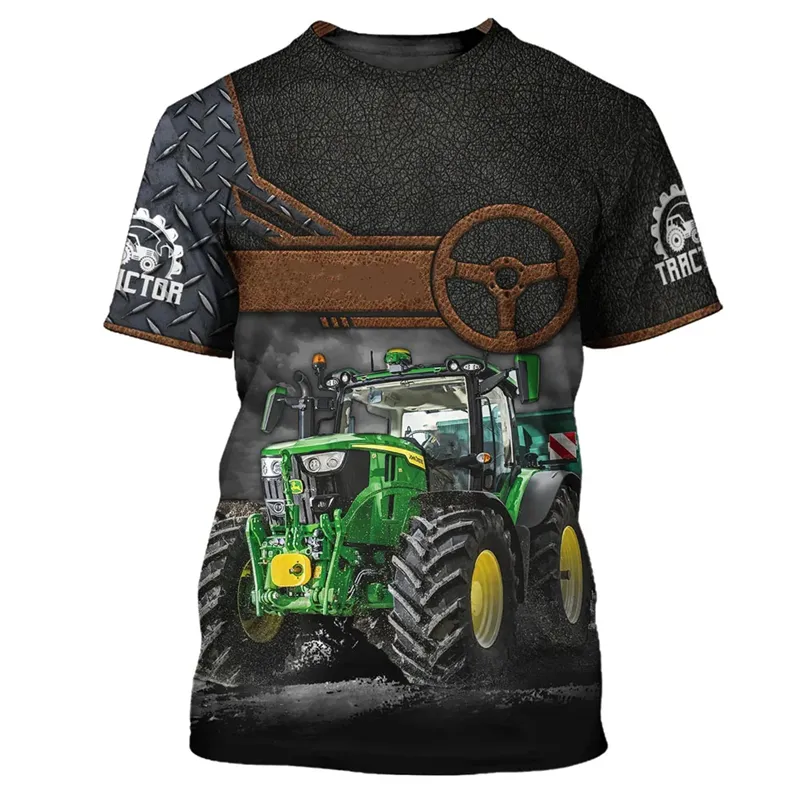 GGmar Men's Hunting T-Shirt - 3D Print Camo Animal Graphic Tee, Short Sleeve Casual Top