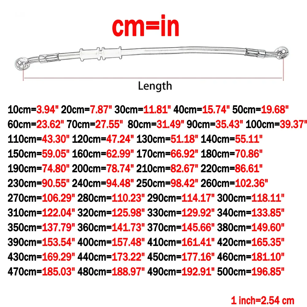 Tc Motor 1700mm 67 Hydraulic Brake Line Cable Hose Pit | Desertcart