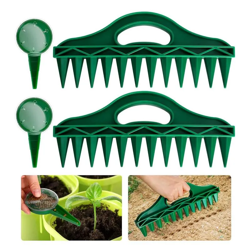 self watering rectangular planter 2 Pack Smart Self Watering Rectangle Planter For Indoor And Outdoor Ha main image 0