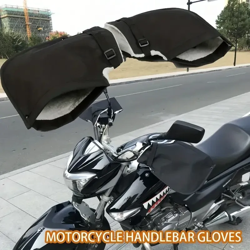 Motorbike handlebar gloves discount