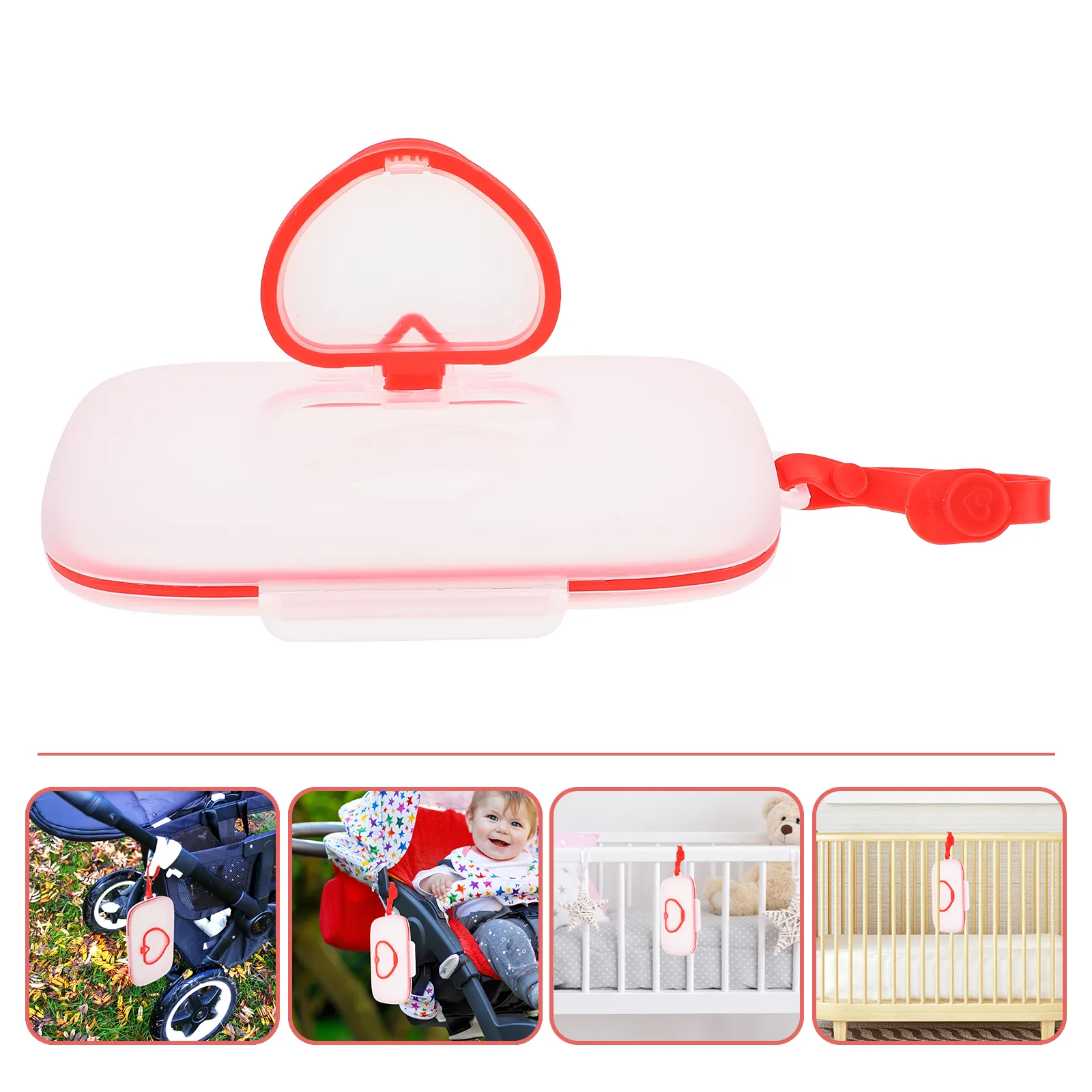 Wipes Dispenser Wipe Holder Refillable Tissue Box Keeps Wipes Storage Case